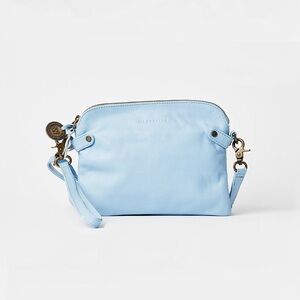 The Venetian Passport Light Blue leather Crossbody Bag